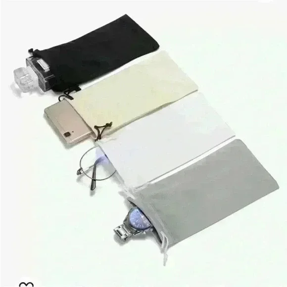 Rose Pink Round Lens Gold Frame Sunglasses with microfiber cleaning pouch - Picture 10 of 12